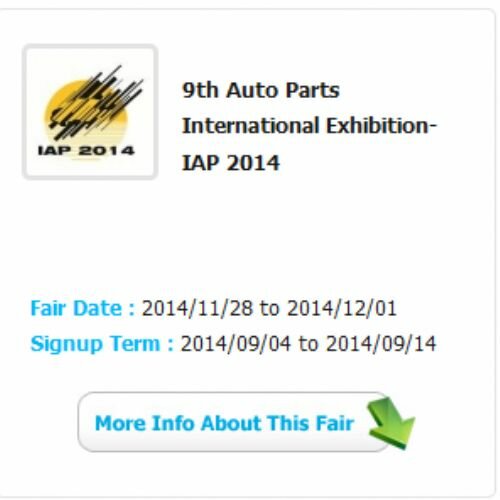 9th Auto Parts International Exhibition- IAP 2014